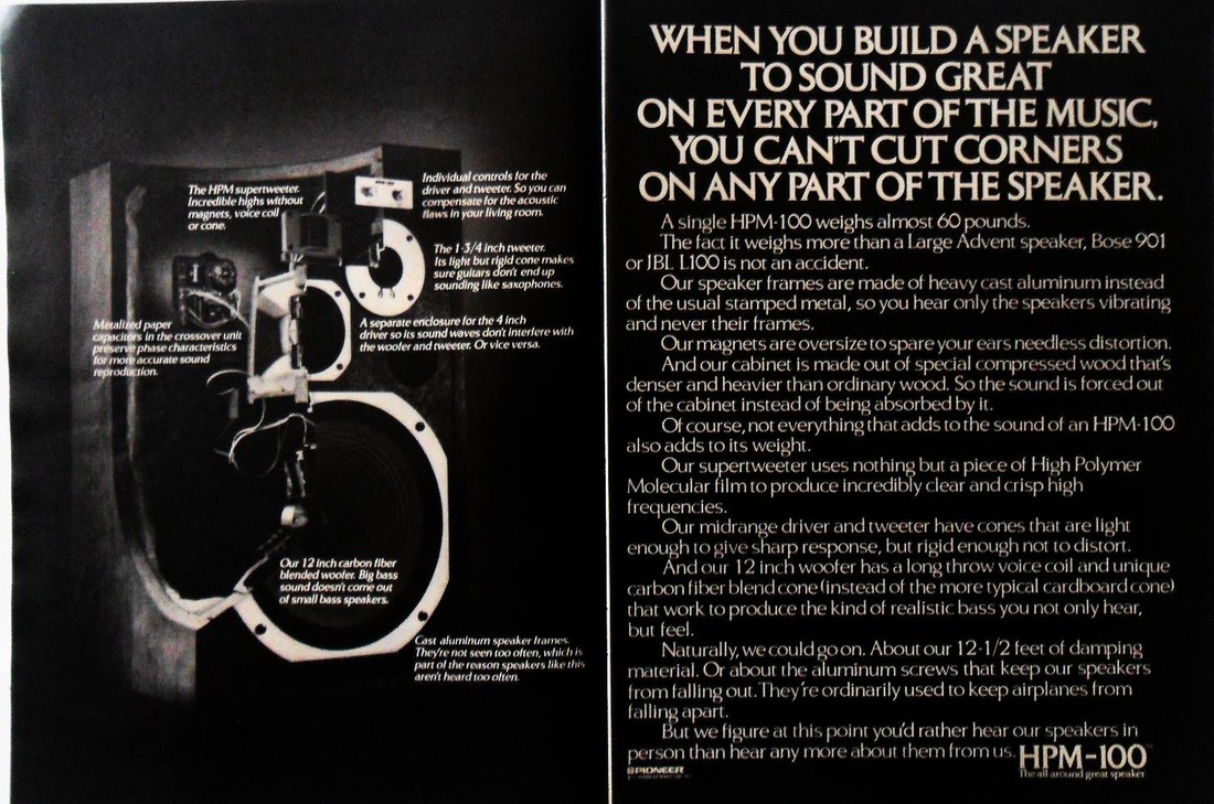 Influência Vintage CAIXAS ACÚSTICAS PIONEER HPM 100 Clube do Audio